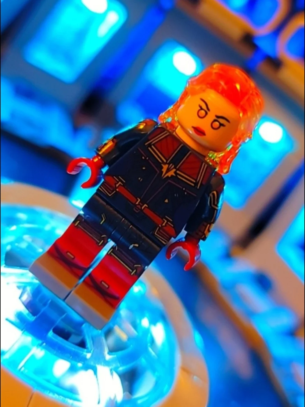 Captain Marvel Minifigure Lego Compatible
